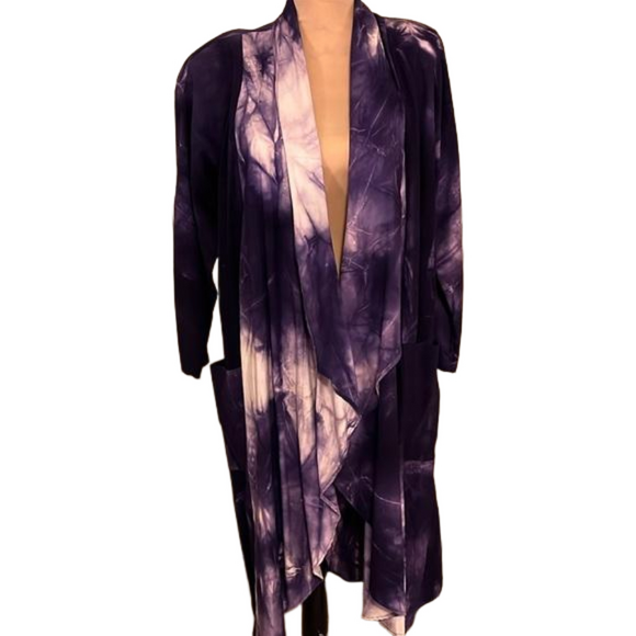 Cristina Jackets & Blazers - Cristina vintage tie-dye duster size medium